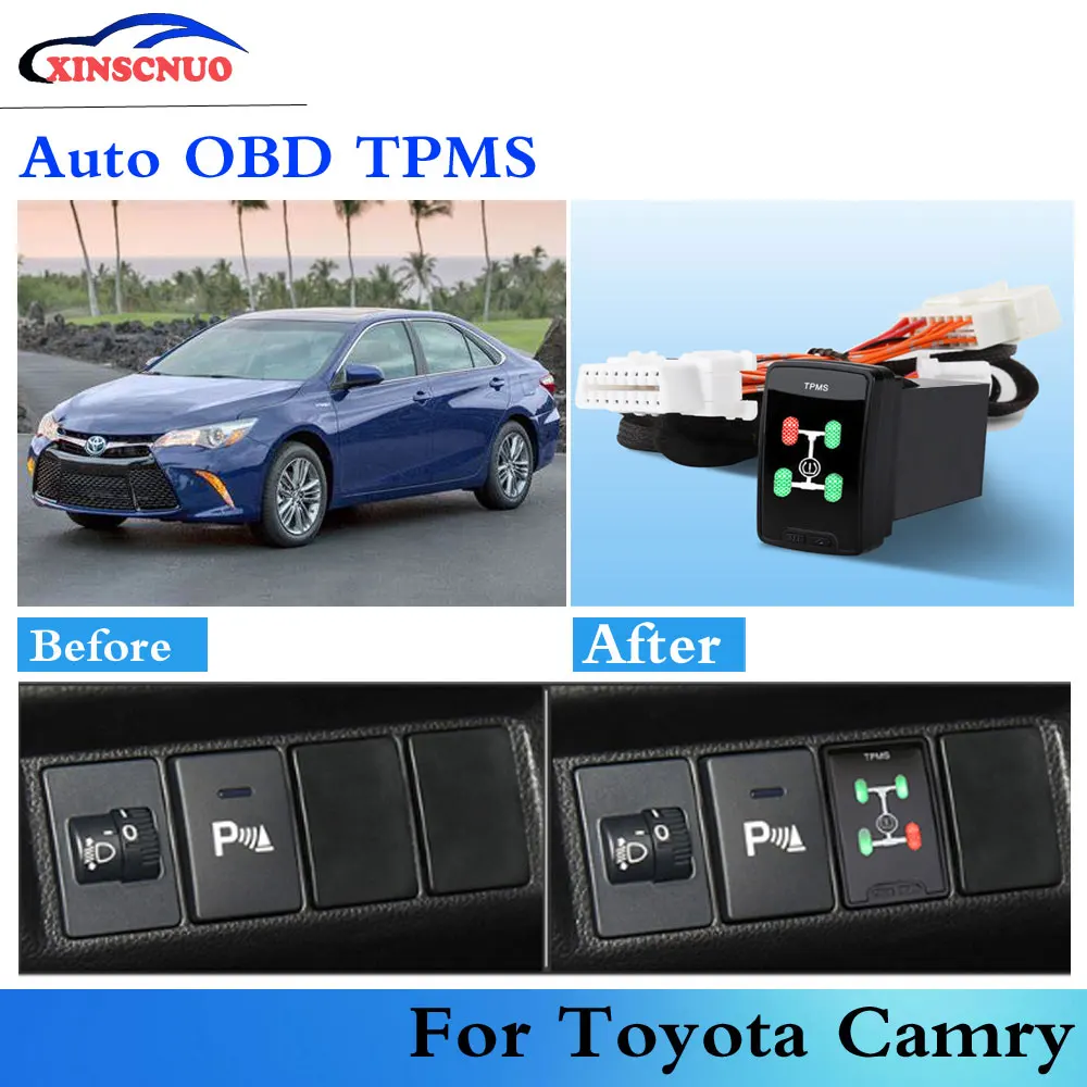 

Car OBD TPMS Tire pressure monitoring system For Toyota Camry 2008-2017 auto security alarm system car modification