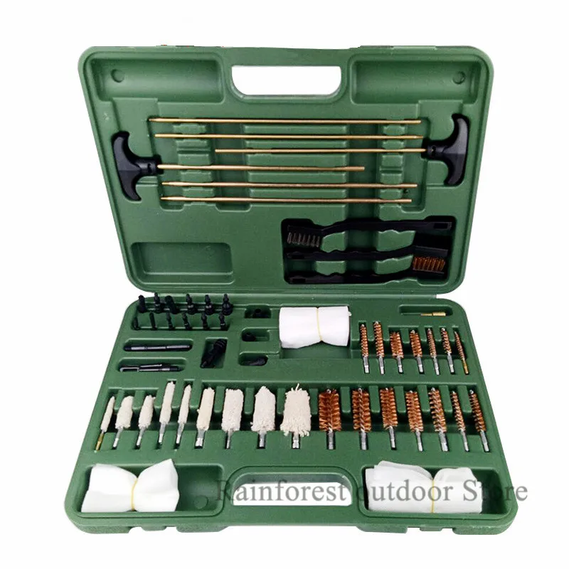 

62pcs/set for Pocket Size Pistol Cleaning Kit Hand Gun Rod Brush Professional Gun Cleaning Tools