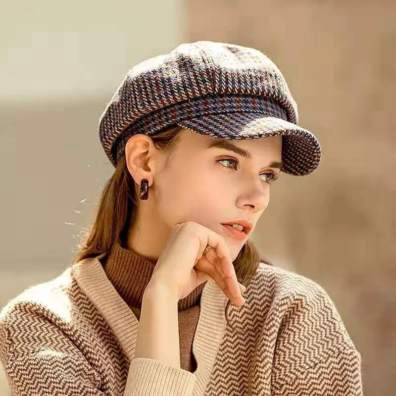 

Running Beret Cap Vintage Adjustable Sunshade Cotton Hat Outdoor Sport Running Hiking Camping Painters Octagonal Peaked Hats