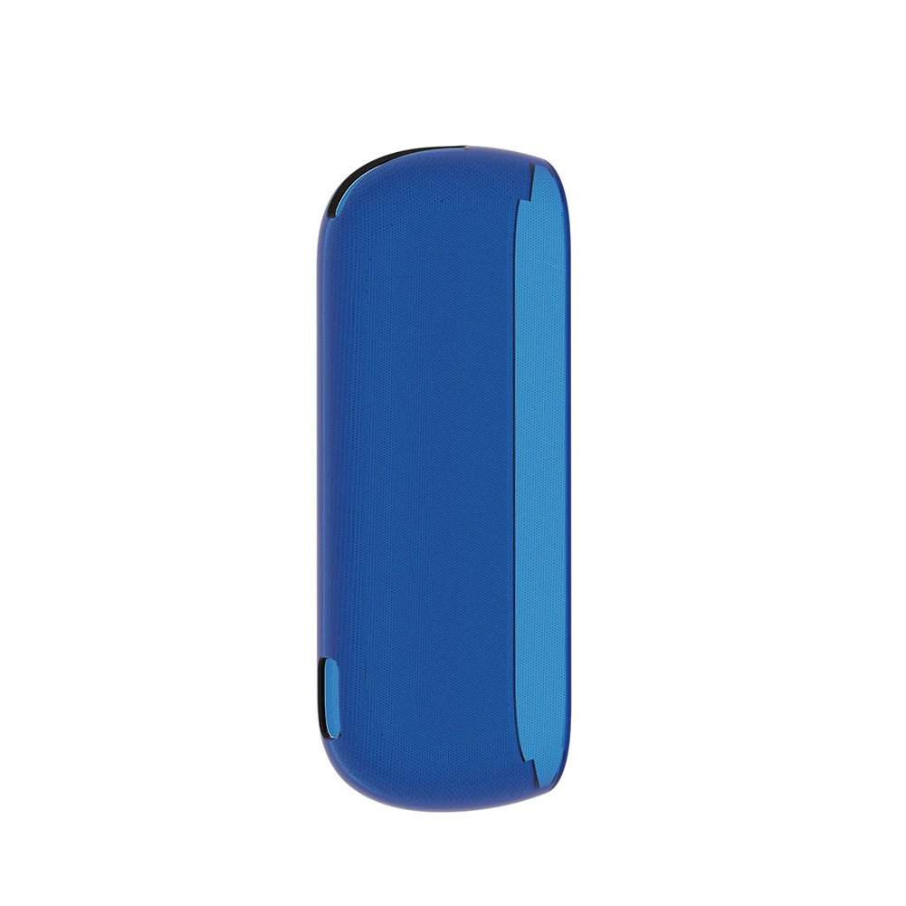 С крышкой защитный чехол электронная сигара полная защита чехол прозрачный корпус ручной устойчивый к царапинам ТПУ для IQOS 3,0 - Цвет: Синий