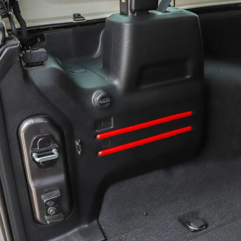 Декоративная накладка багажника автомобиля для Jeep Wrangler JL-, задняя крышка коробки отделка Аксессуары для салона автомобиля