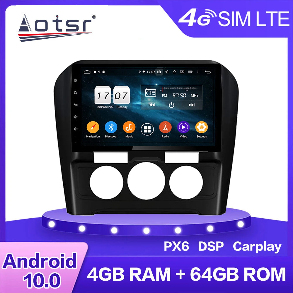 Автомобильный DVD-плеер для CITROEN C4 2012-2016 Android 10 мультимедийное радио стерео