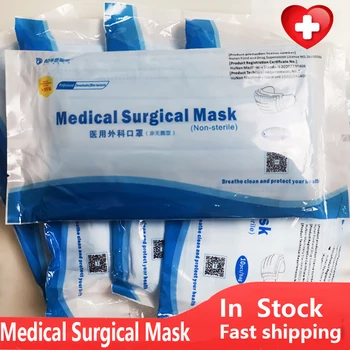 

10/20/50 pcs Medical Surgical Mask disposable Protective Mouth Face Mask Anti Virus Dust Mask Filter flu Surgical Medical Masks