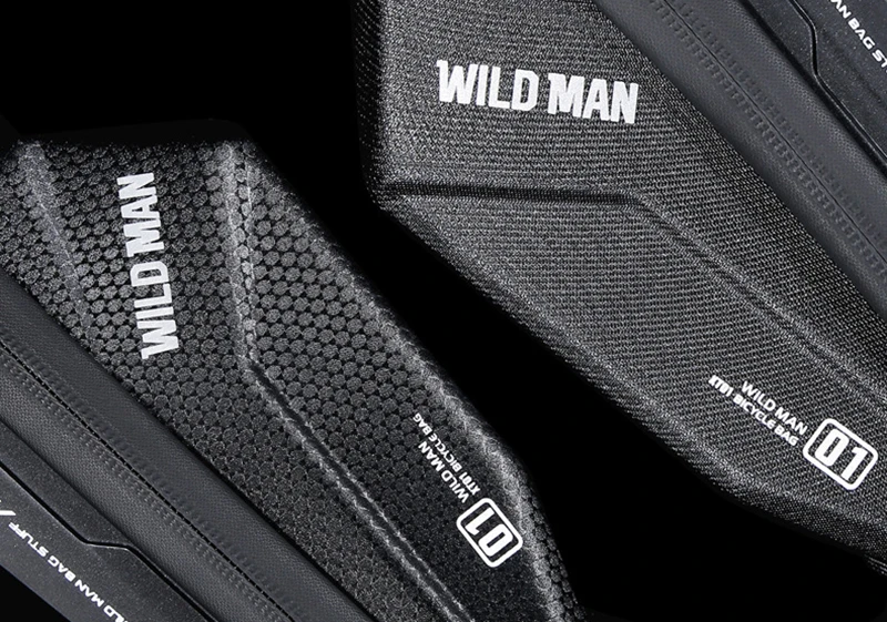 WILD MAN Rainproof Bicycle Bag Hard Shell Bike Front Bag Touch Screen Cycling Bag 6.7 Inch Phone Case Bag Bicycle Accessories