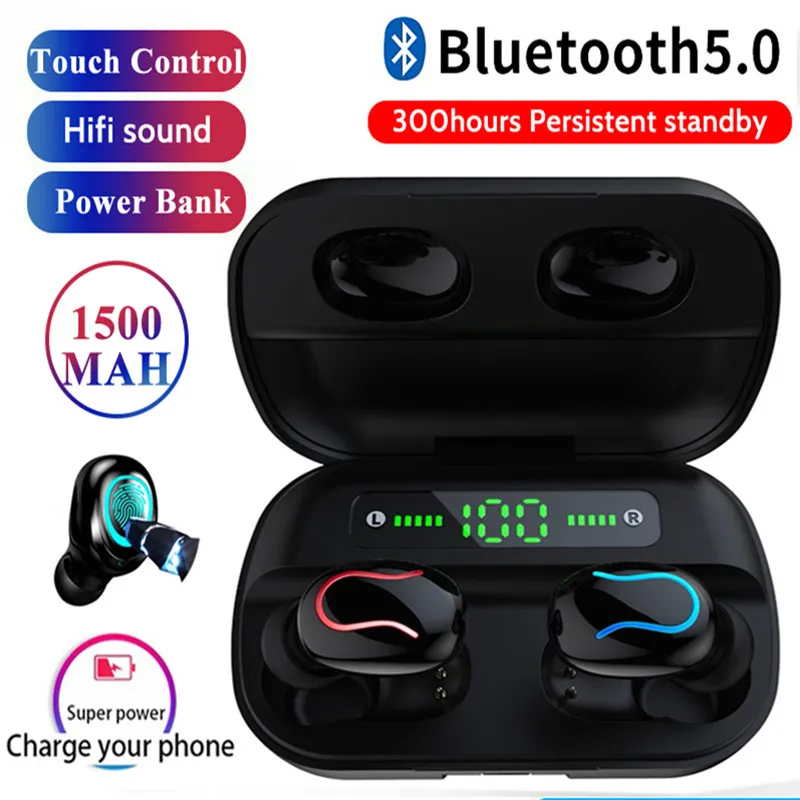 Q32 Bluetooth Earphone TWS Earphones Wireless Headphones Bluetooth Headset 5 0 Bluetooth Noise Canceling Earbuds For IPhone