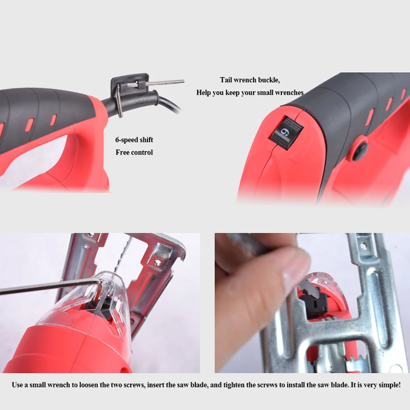 Jigsaw laser Woodworking Chainsaw Household Hand Saw Pull flower Saw Power Tools