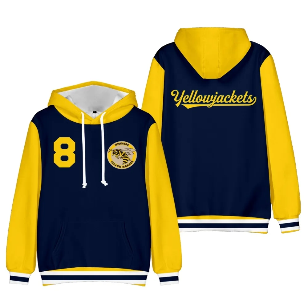 New Listing 3D Yellowjackets Hoodies Men Women Sweatshirt Unisex Pullovers Fashion Kids Hooded Autumn Boys Girls Casual Hoody