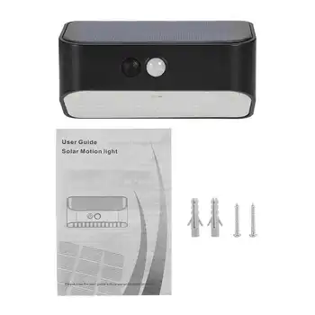 

45pcs LED Solar Powered Waterproof Wall Light Human Body Motion Sensor Garden Gate New