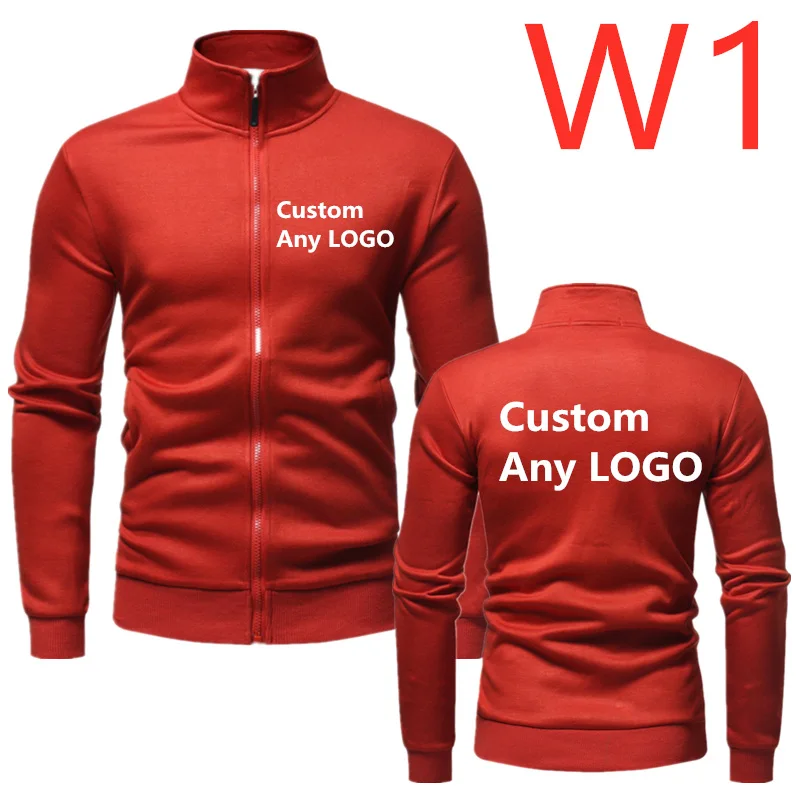 W1 Новая модная повседневная мужская Толстовка на заказ любой логотип супер английский стиль популярная осенне-зимняя куртка с капюшоном брендовая молния