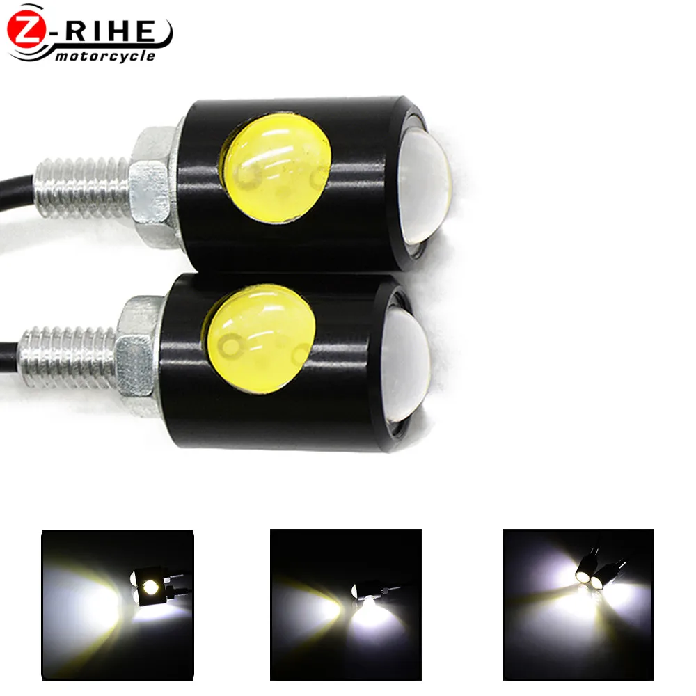 Motorcycle Tail Light LED Integrated Brake Screw Bolt Motorbike License