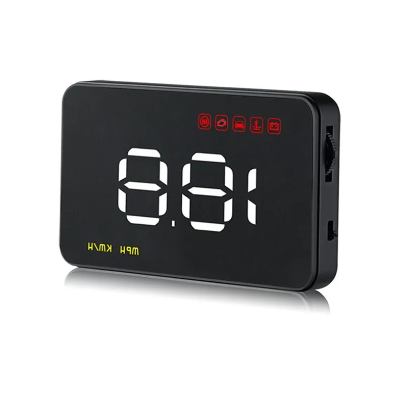 Автомобильный HUD OBD II, дисплей на голову, система Предупреждение о превышении скорости, проектор, лобовое стекло, авто, Электронная сигнализация напряжения для автомобиля, аксессуары