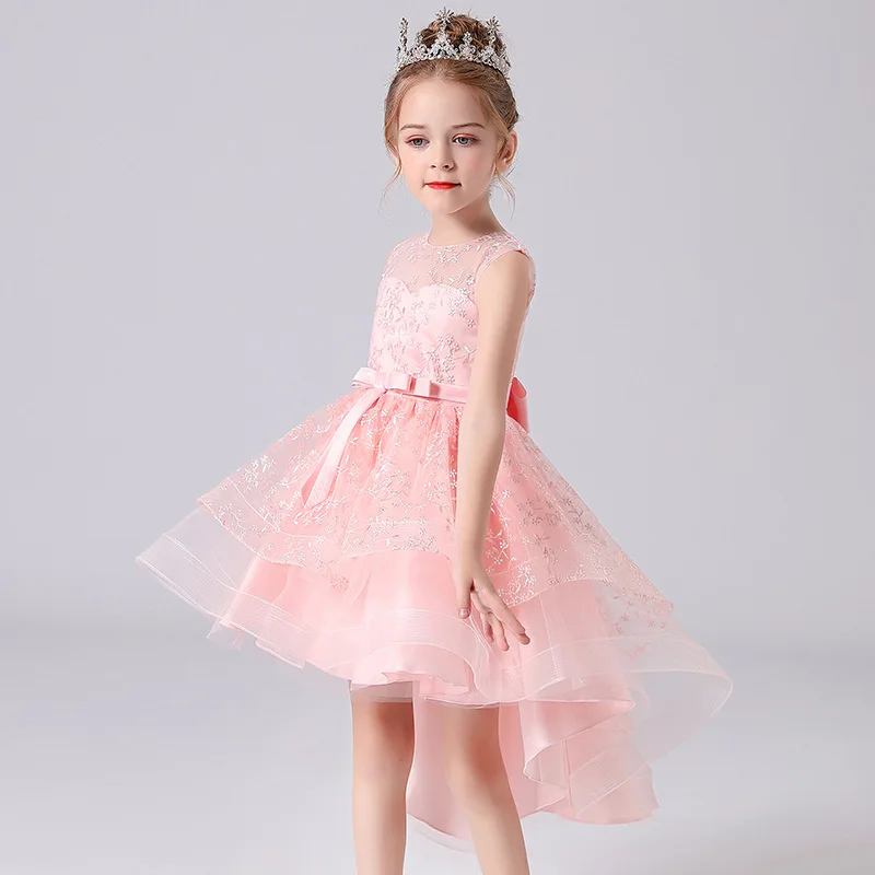 Girls Dress Vestidos High Quality Performance Formal Costume Kids Dresses For Girls Wedding Dress Tutu Party Princess Dresses