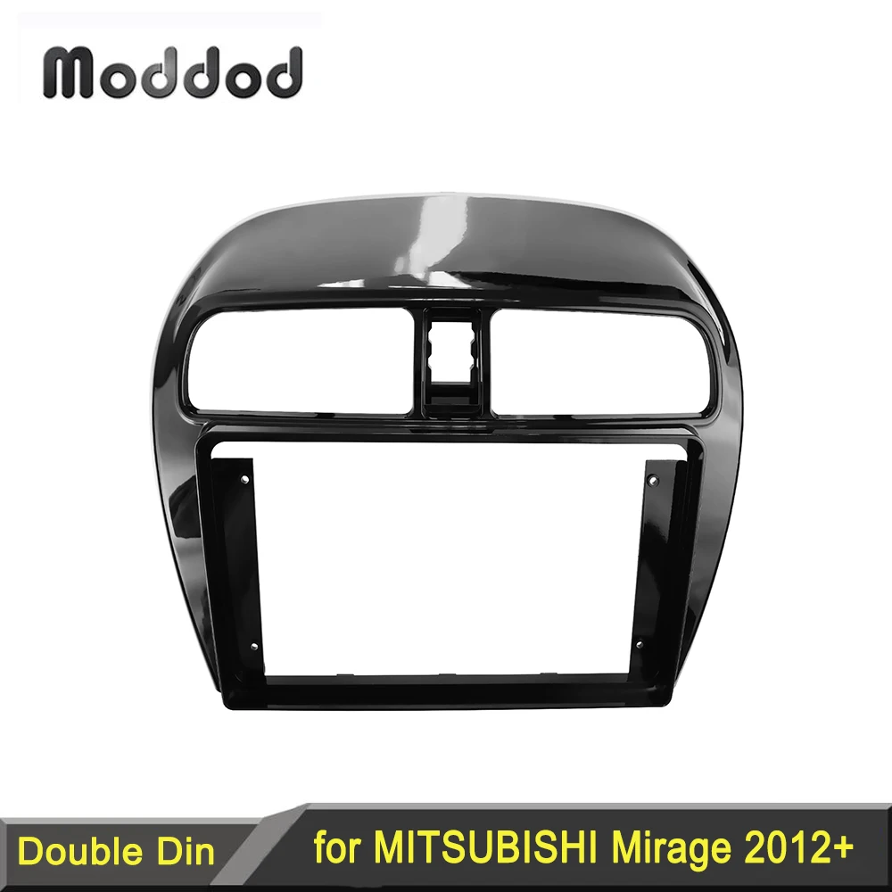9-дюймовый двойной Din радиоприемник для MITSUBISHI Mirage 2012 + Space Star 2013 GPS Dash Kit рамка