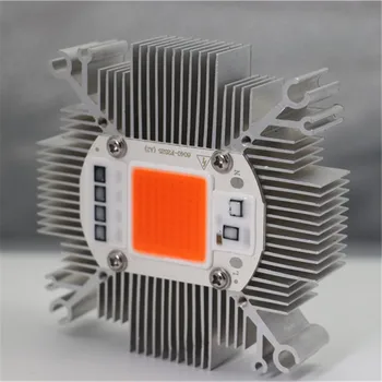 

10w-200w cob led heatsink Pure aluminium and DC12V fan with 34*34MM Hole multichip led cooling DIY Led grow Light