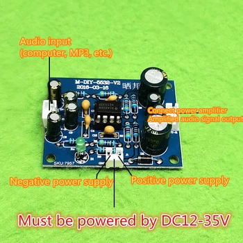 

5532 preamplifier board Single power front panel can be exchanged for DC single power supply DC12V-35V