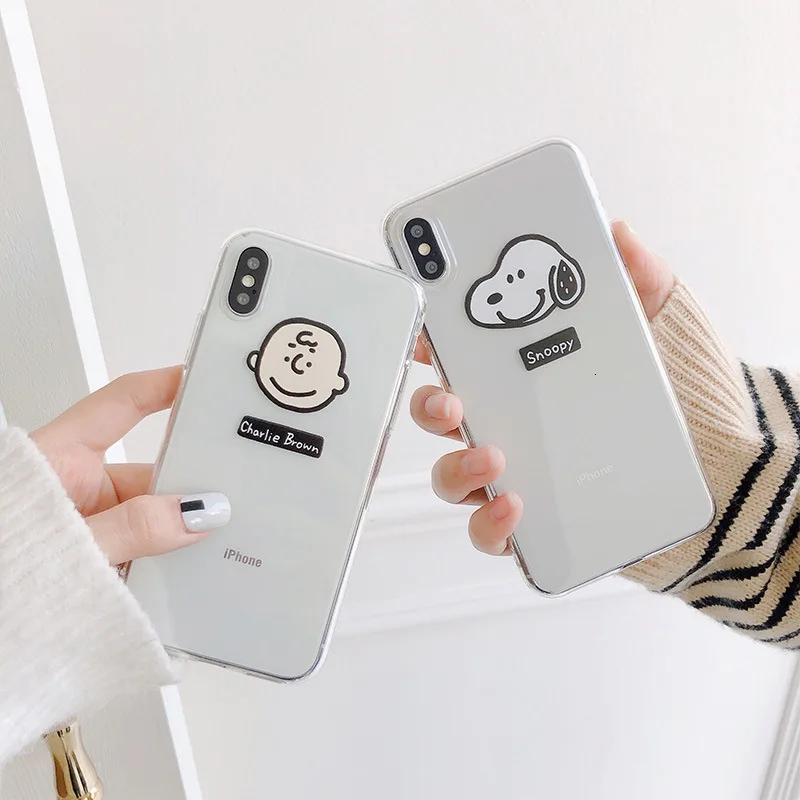 Новый мультяшный парный чехол для телефона iPhone11 X XS XR Max 8 7 6 6S Plus ударопрочный