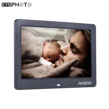 

Andoer 10" Wide Screen HD LED Digital Picture Frame High Resolution 1280*600 with Remote Control Support Multiple Languages