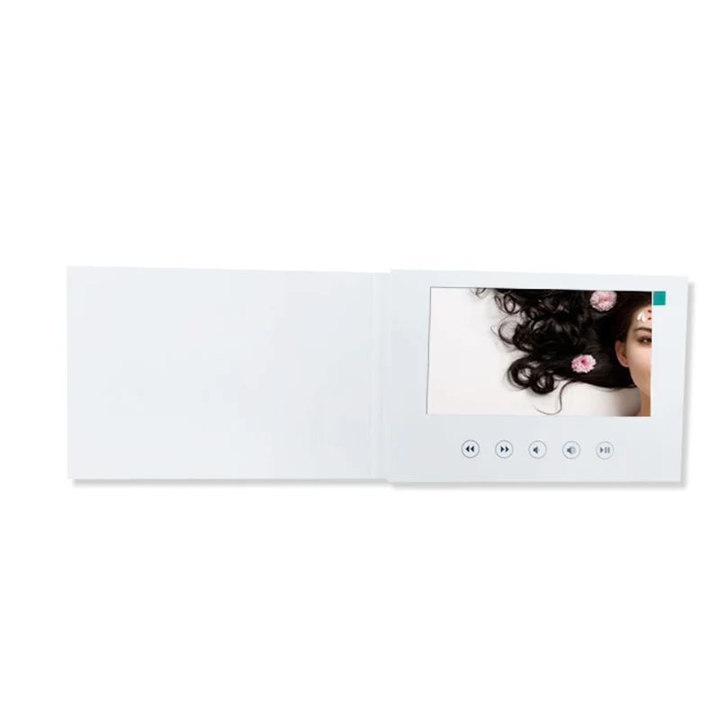 Papel em Branco Cartão de Vídeo Relativo à Promoção Personalizado Polegada Brochura Digital 7 Lcd - Image 2
