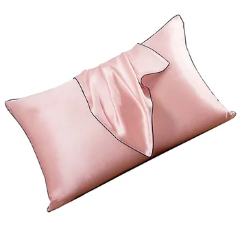 

2Pc Silk Pillow Case Mulberry Silk Ice Silk Silk Pillow Case Pillow Slip Pillow Cover