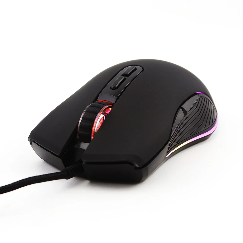 Проводная игровая мышь type-C 3200 dpi Mause, эргономичная компьютерная мышь, игровые мыши с красочной подсветкой для ПК, ноутбука, геймера