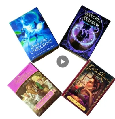 Read Fate lenormand Oracle Cards Mysterious Fortune Tarot Cards Game For Divination Fate Unicorn Oracle Destiny Card