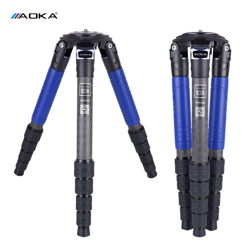 Профессиональный штатив AOKA TKPRO425C из углеродного волокна для видеокамеры