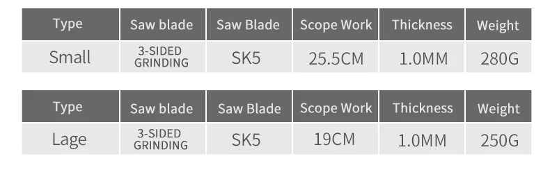 Brand Hand Fold Saw Woodworking Cutting Tools TPR Handle Collapsible Sharp SK5 Steel U-Shaped Turbine Saw