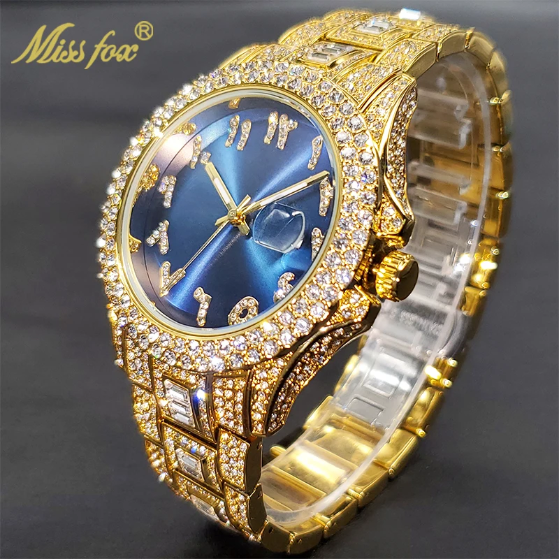 Luxe Golden Men Watch Auto Calendar Waterproof Couple Watches