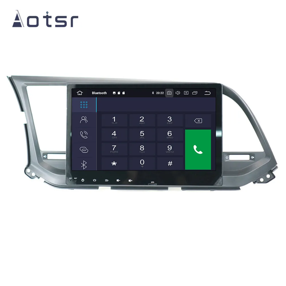DSP Android 10 автомобильный gps-навигация, dvd-плеер для hyundai Elantra- авто стерео радио мультимедиа плеер головное устройство рекордер