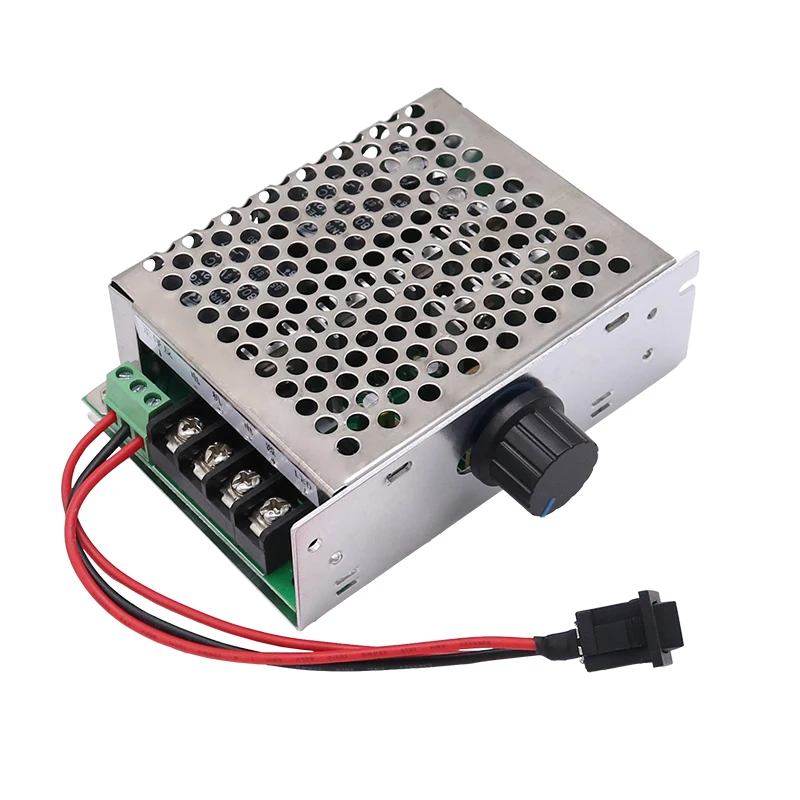 PWM DC motor stepless speed controller, 12V24V48V40A forward and reverse, with switch speed control