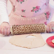 Новинка, Рождественская деревянная Скалка с оленем, тиснение, печенья, лапша, печенье, фондан, пирог, тесто, разрисованный борд, снежинка