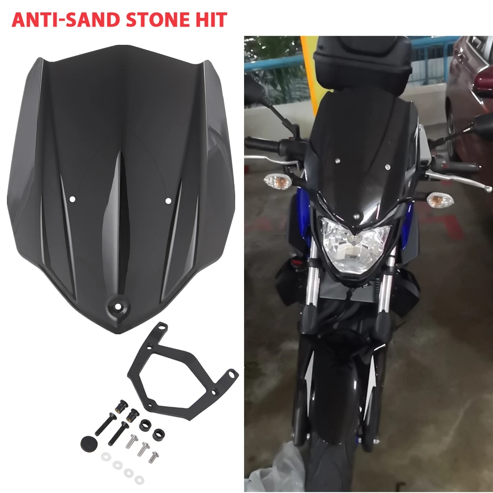 Moto Sport Touring Racing ветровое стекло с креплением для Yamaha MT 03 MT03 2016 2017 2018 2019|Козырьки от