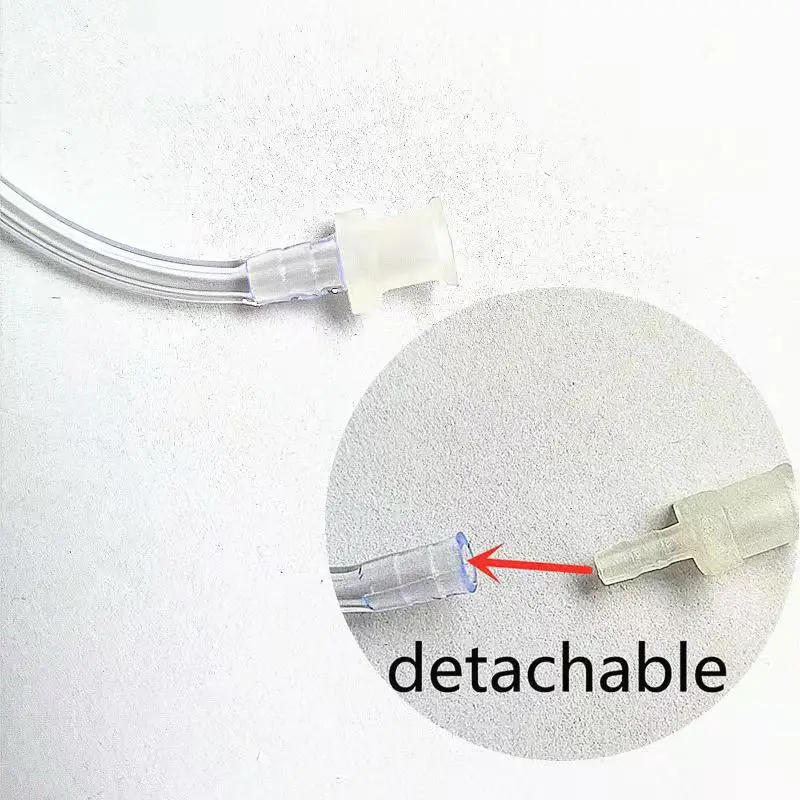 Air Tube Connector for Headset, Used for Cable Connection Part, 200 PCs/Bag