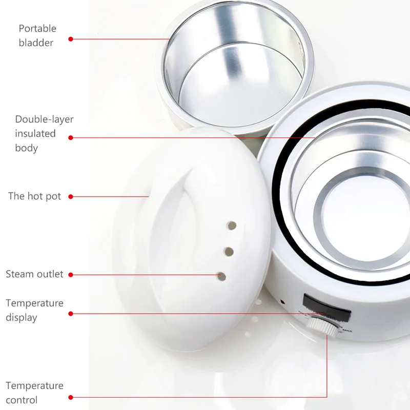 Подогреватель парафина машинка для депиляции температура дисплея LCD греющий горшок для тела, обтягивающий костюм кошки для удаления волос спа-салон Красота инструмент Eu P