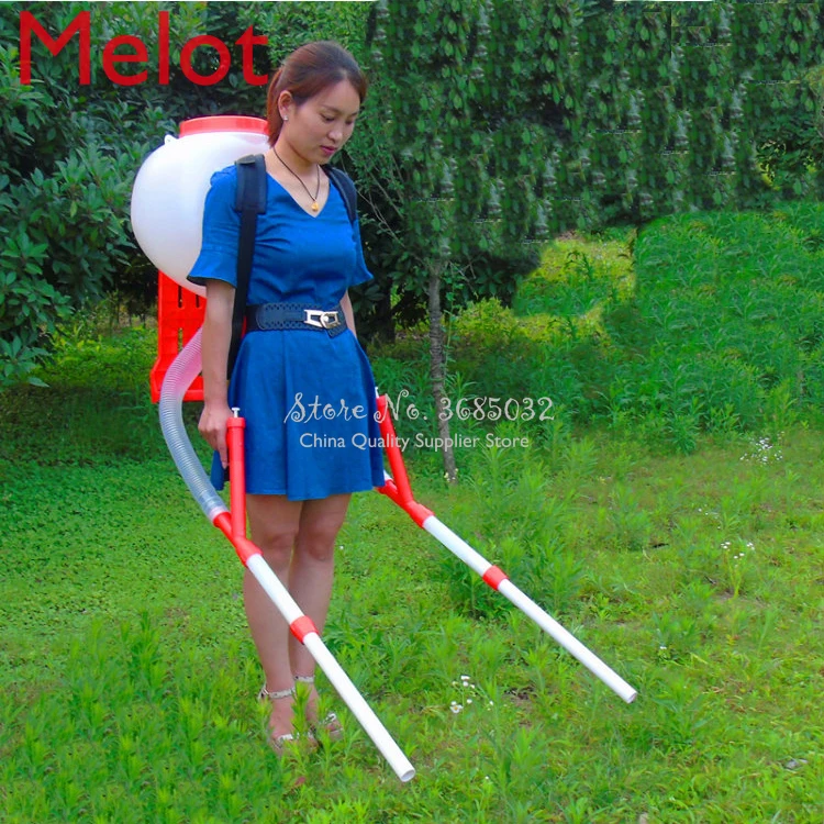 

piggyback type Fertilizer Manual durable multifunctional Double head fertilizer application Corn vegetable cotton 20/25L PP