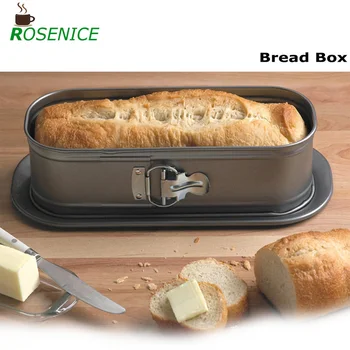 

Bread Box with Oval Buckle Toast Cake Sandwich Mold Supplies Box Mould for Kitchen