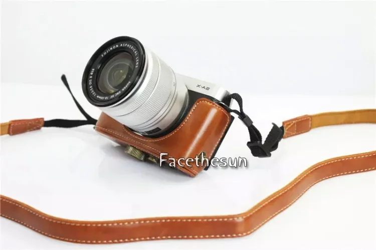PU leather camera bag fuji -6
