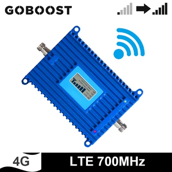 

GOBOOST ALC Signal Booster 4G LTE 700 MHz Cellular Amplifier Gain 70dB Band 28 Cell Phone Network Repeater