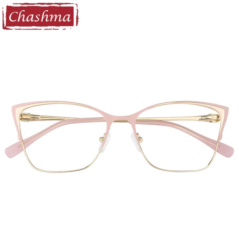 

Chashma Cat Eye Optical Frame Women Prescription Glasses Alloy Spectacle Frames Oculos De Grau Glasses Female Quality Glass
