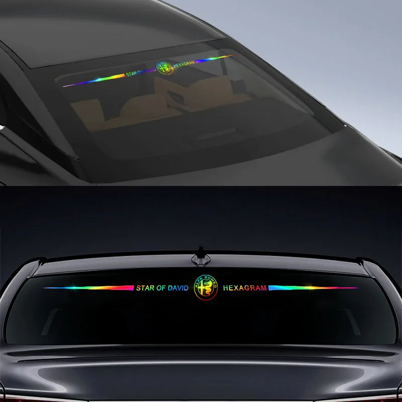 1pcs Laser Car Sticker Window Body Badge Decal For Mercedes Benz AMG GLC CLK CLA W203 W211 W204 W210 W124 W212 Car Accessories