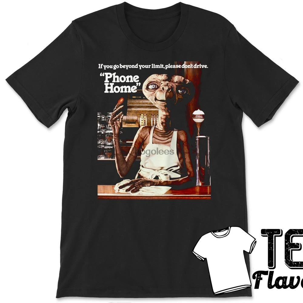 Винтажная Футболка ET Don't Drink and Drive |