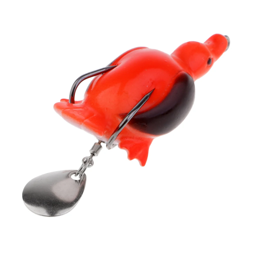 1 Piece 7cm 3D Eyes Little Duck Soft Fishing Lure Silicone Crankbaits Strong Fish Attracting Accessories