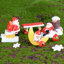 Миниатюрная полимерная Рождественская серия микро садовое растение бонсай кукольный домик украшения 634E