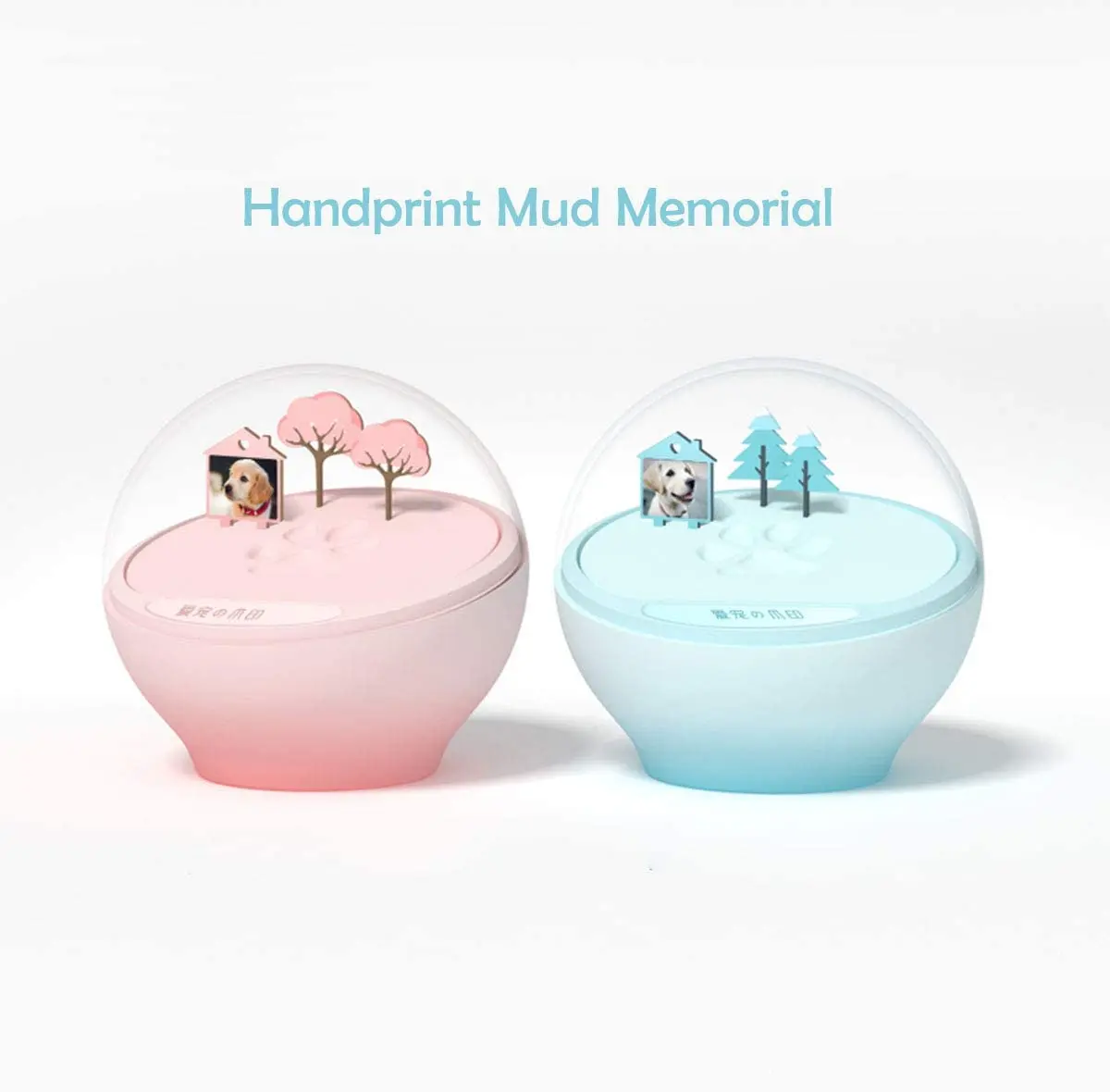 

Newborn Baby Handprint Mud Memorial Gift Non-Toxic. Air-Dries Soft, Light and Uncrackable also for Dogs, Cats & Other Pets
