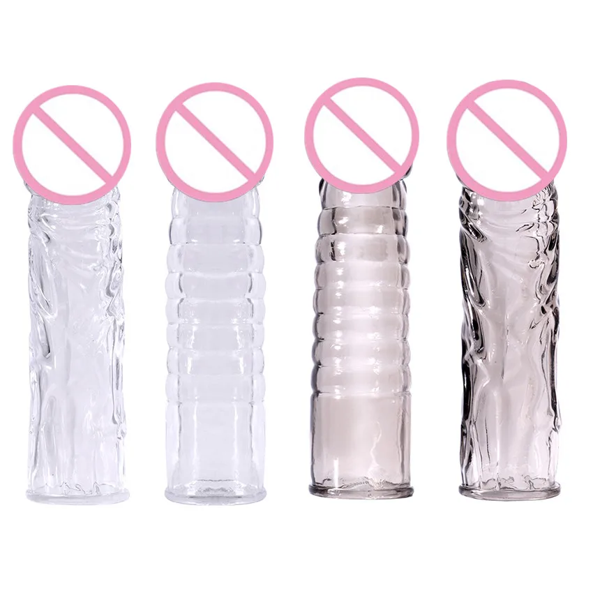 многоразовые презервативы пениса Удлинитель рукав задержки эякуляции