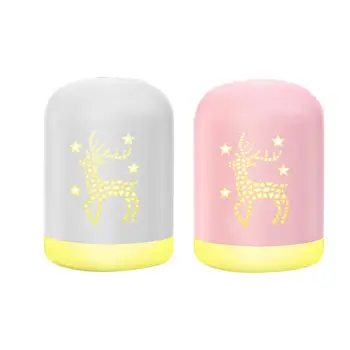 

Ultrasonic Humidifier Air Purifier Aroma Diffuser Elk 340ml USB Convenient Creative Aromatherapy Moisture Night Light