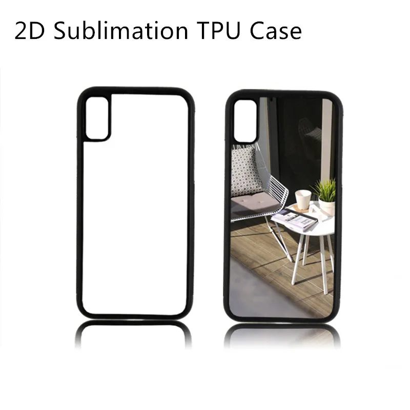 

2D Sublimation Case For iPhone X Xs XR Xs Max Matte TPU+PC Blank Printed Cover with Aluminum Metal Sheet 10pcs