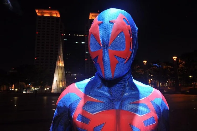 2099 Мигель О 'Хара Человек-паук косплей супер герой Человек-паук костюмы полный тело зентай костюм взрослый человек комбинезон с длинным рукавом Комбинезоны
