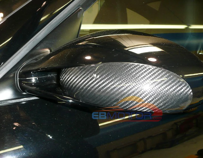 Reak Carbon Fibre Tape-on Mirror Covers 1pair for 2005-2012 Porsche 911 997 987 Carrera 2005-2012
