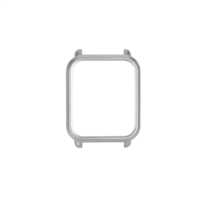 Серебристый Аксессуары для смарт-часов Huami Amazfit Bip Молодежный Модный чехол для ПК Защитный чехол защитный чехол - Цвет: Серебристый